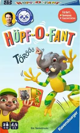Beweg dich schlau! Hüpf-O-Fant - Kinderspiel ab 4 Jahren