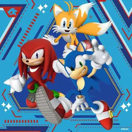 Kinderpuzzle ab 5 Jahren - Die Abenteuer von Sonic - 49 Teile