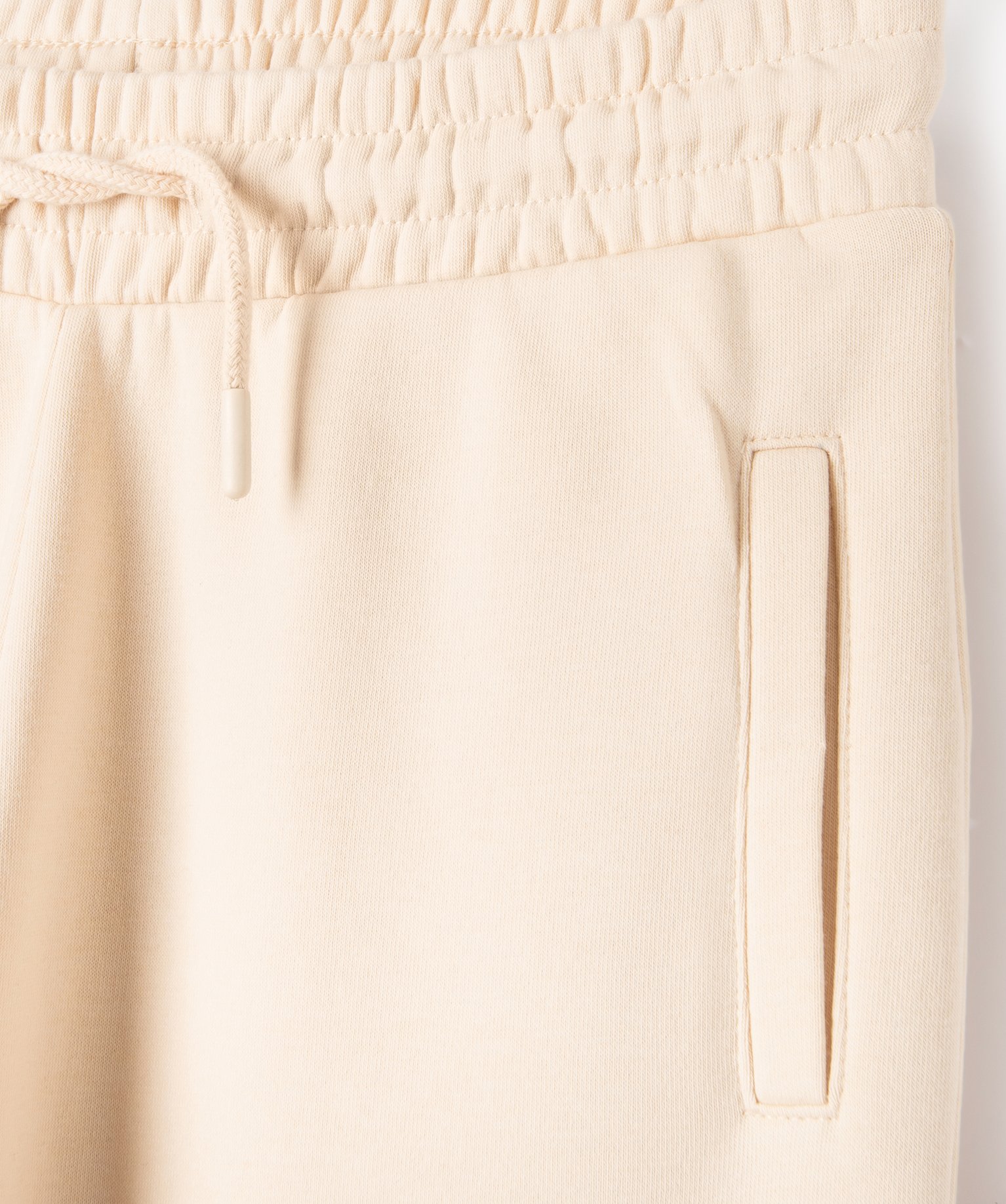 Pantalon de sport en maille molletonnée fille beige | GEMO