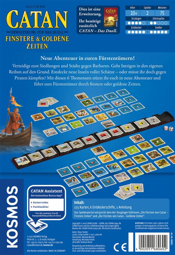 Catan - Das Duell - Finstere & Goldene Zeiten (Erw.)