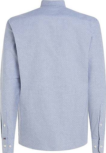 TOMMY HILFIGER Herren Hemd aus Baumwolle OXFORD DOBBY SHIRT Regular Fit