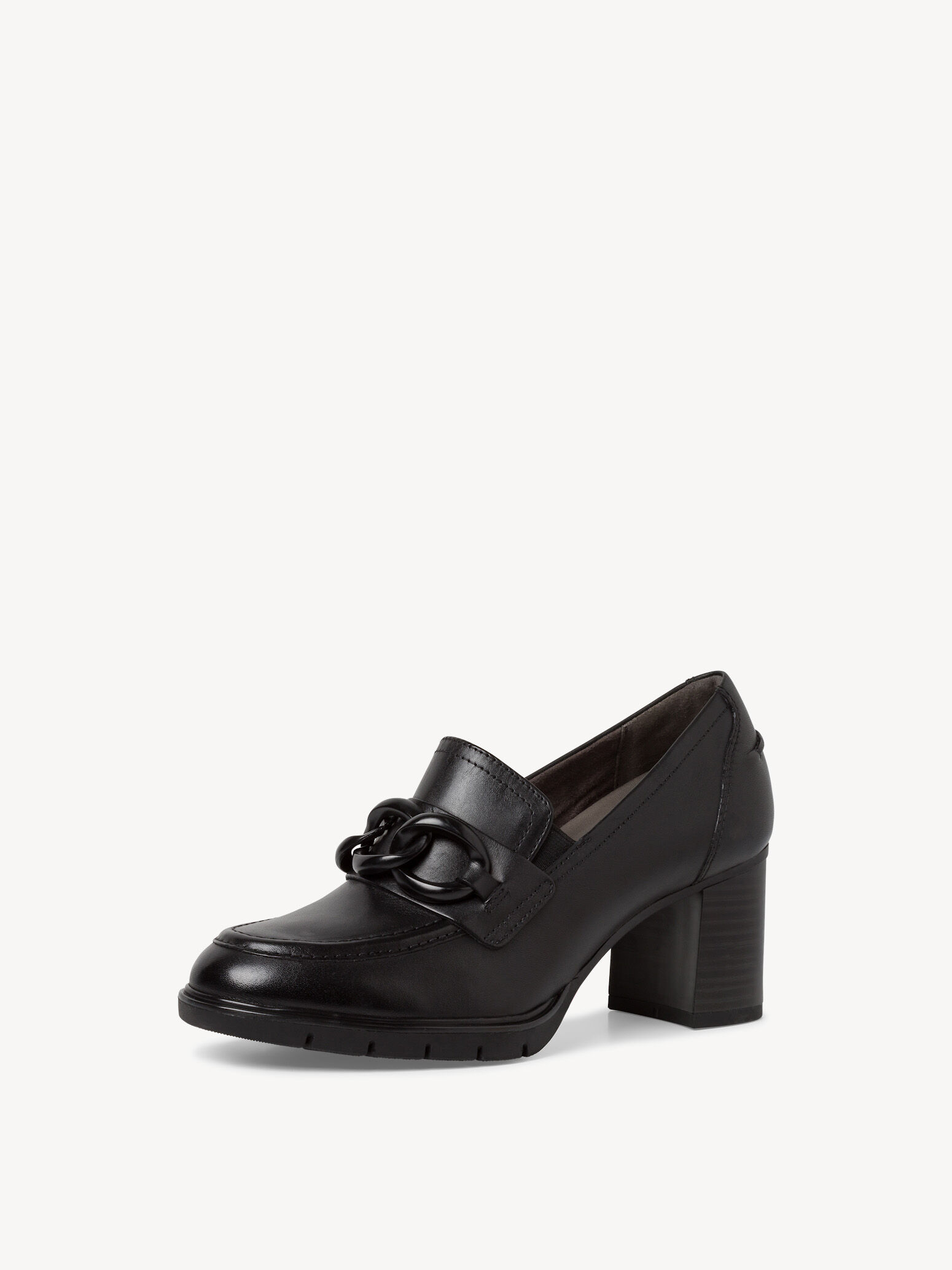Trotteur en cuir - noir