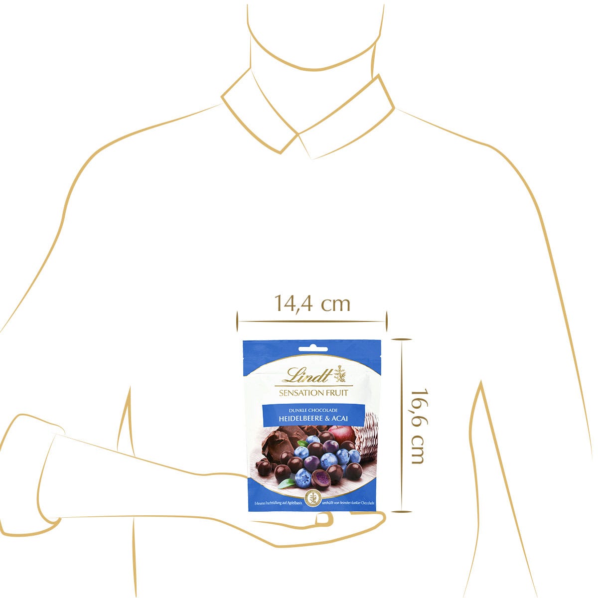 Sensation Fruit Heidelbeere & Acai, 150g