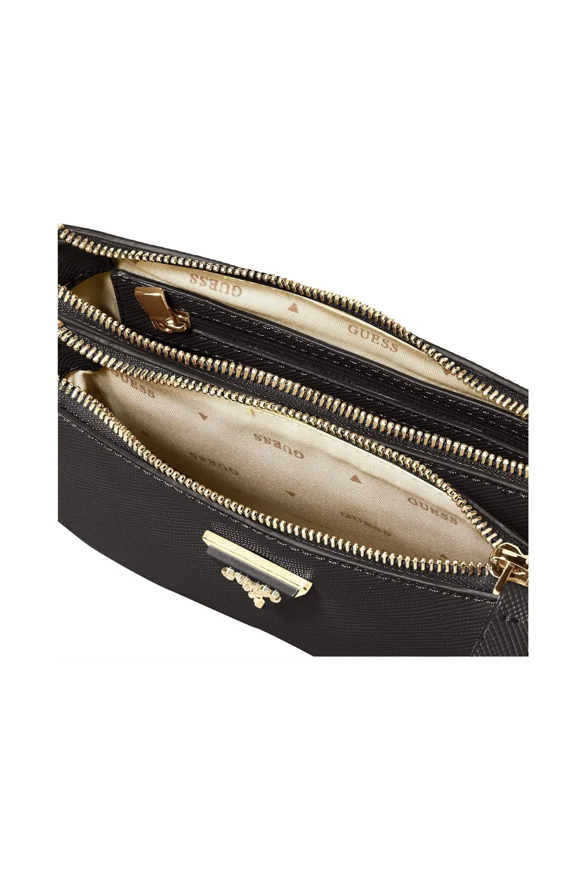 Guess  Handtasche - Schwarz - Strukturiert