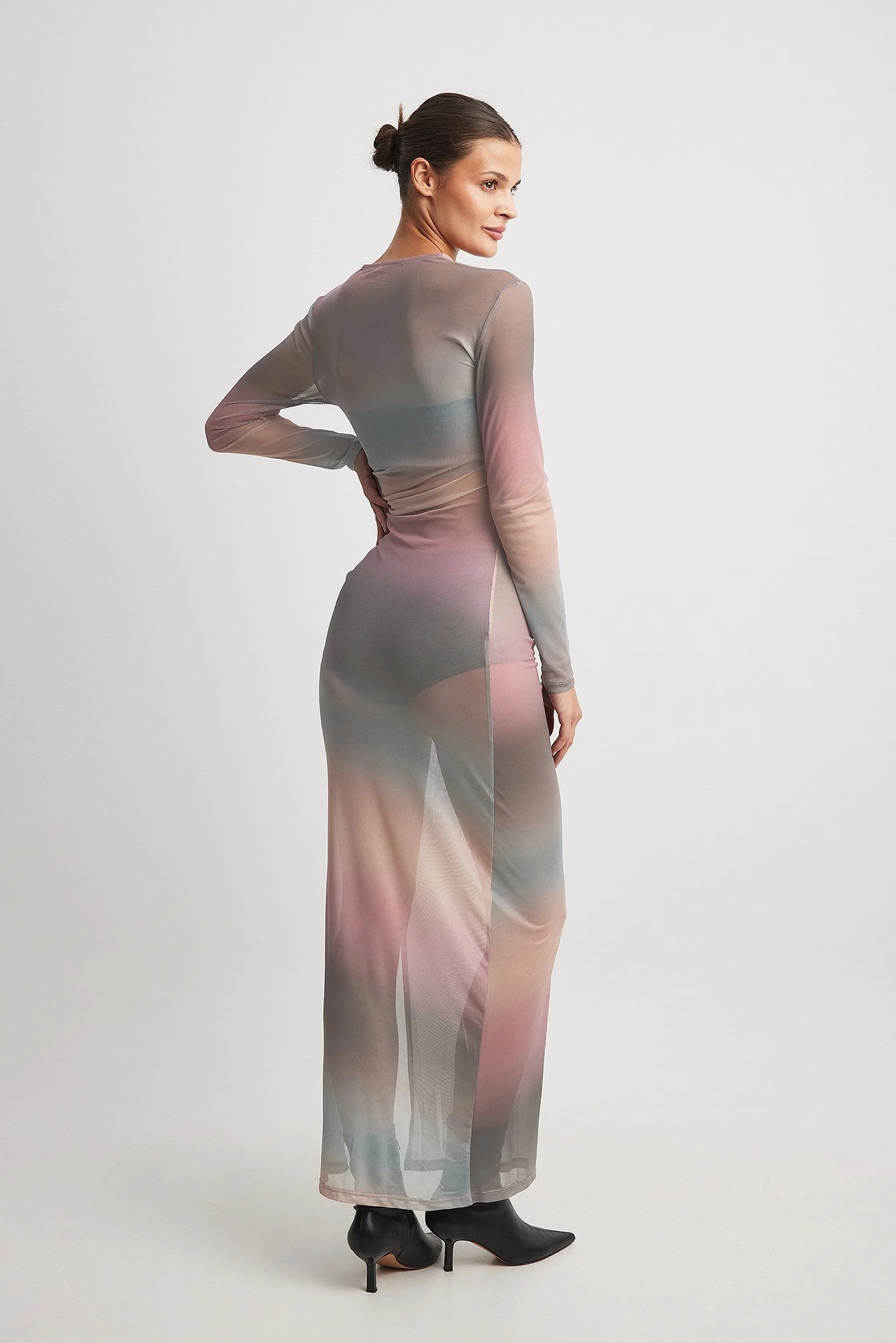 Mesh Maxikleid