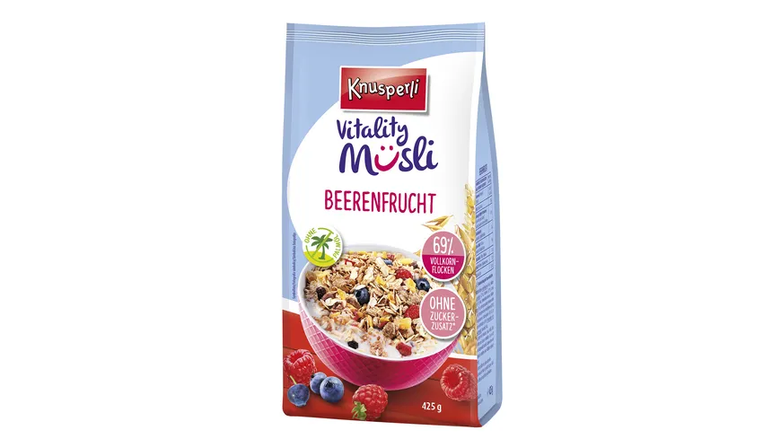 Knusperli Vitality Müsli Beerenfrucht 425 g