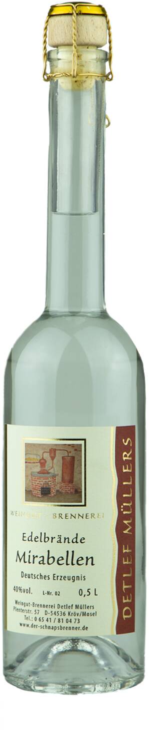 Weingut-Brennerei Detlef Müllers Mirabellen Brand