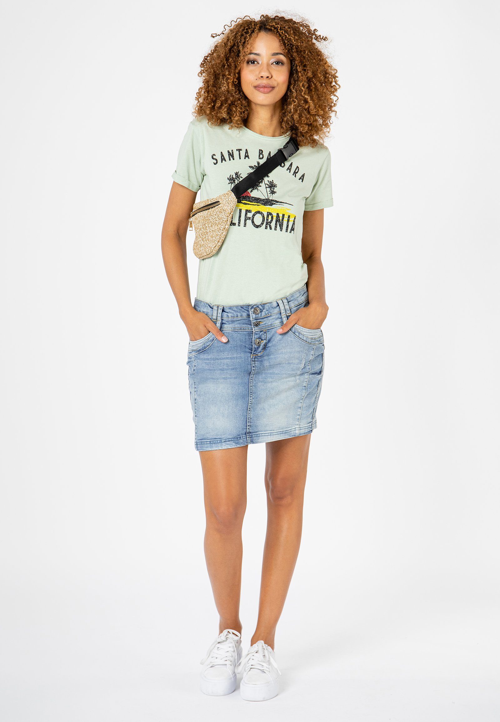 SUBLEVEL Jeansrock Jeans Minirock