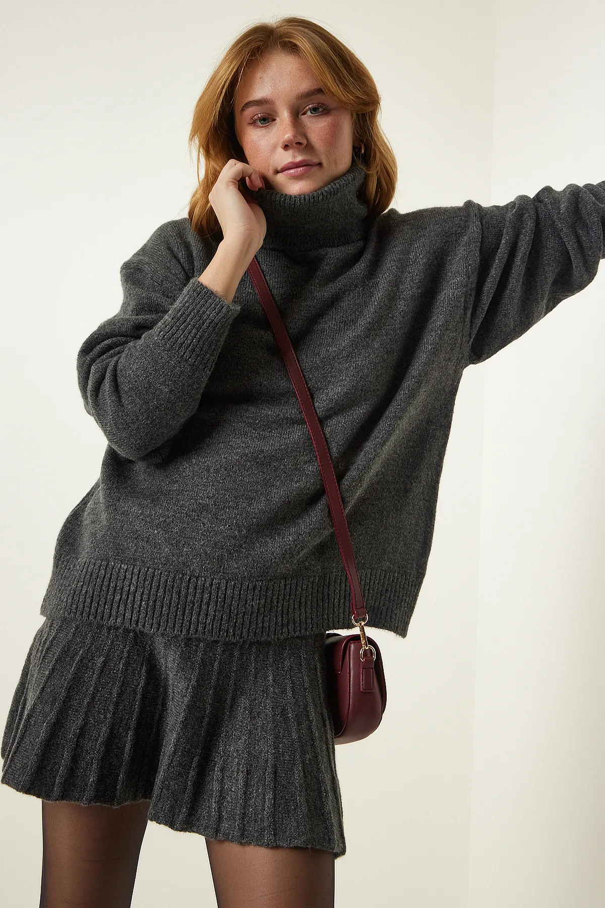 Happiness İstanbul  Zweiteiler - Grau - Regular Fit