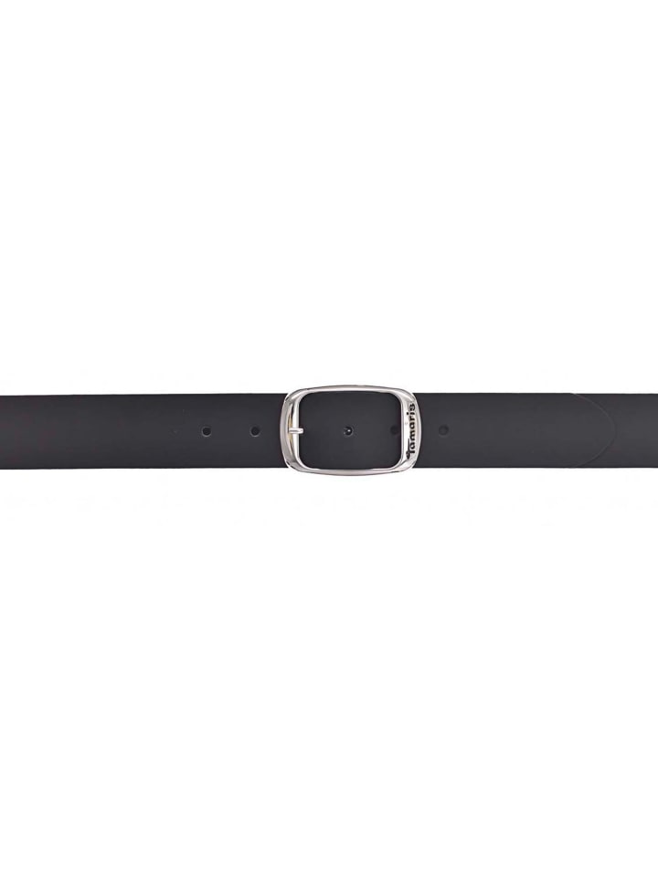 Tamaris Gürtel Leder in schwarz günstig kaufen 80cm
