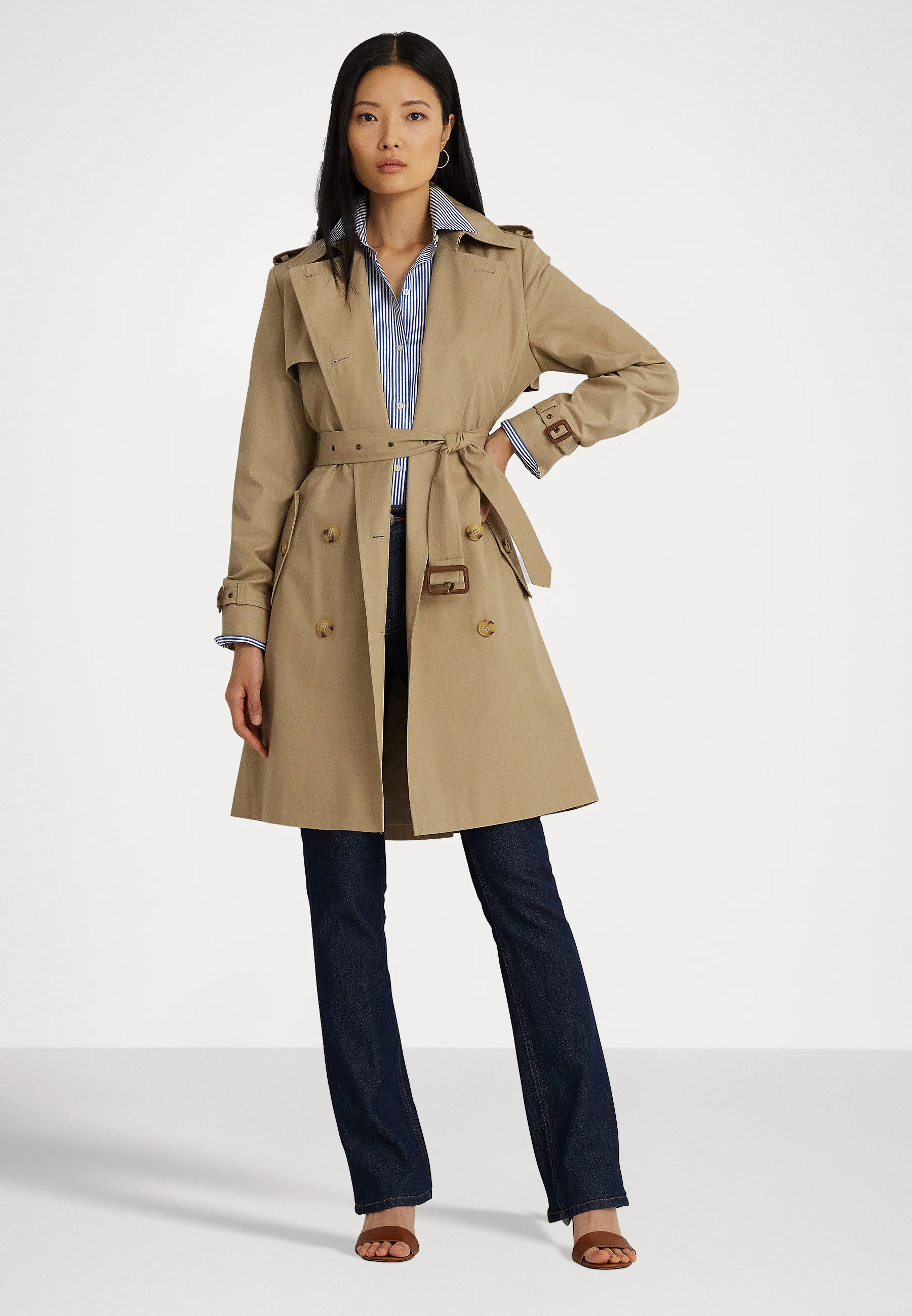 Lauren Ralph Lauren ABRIGO FORRADO - Gabardina