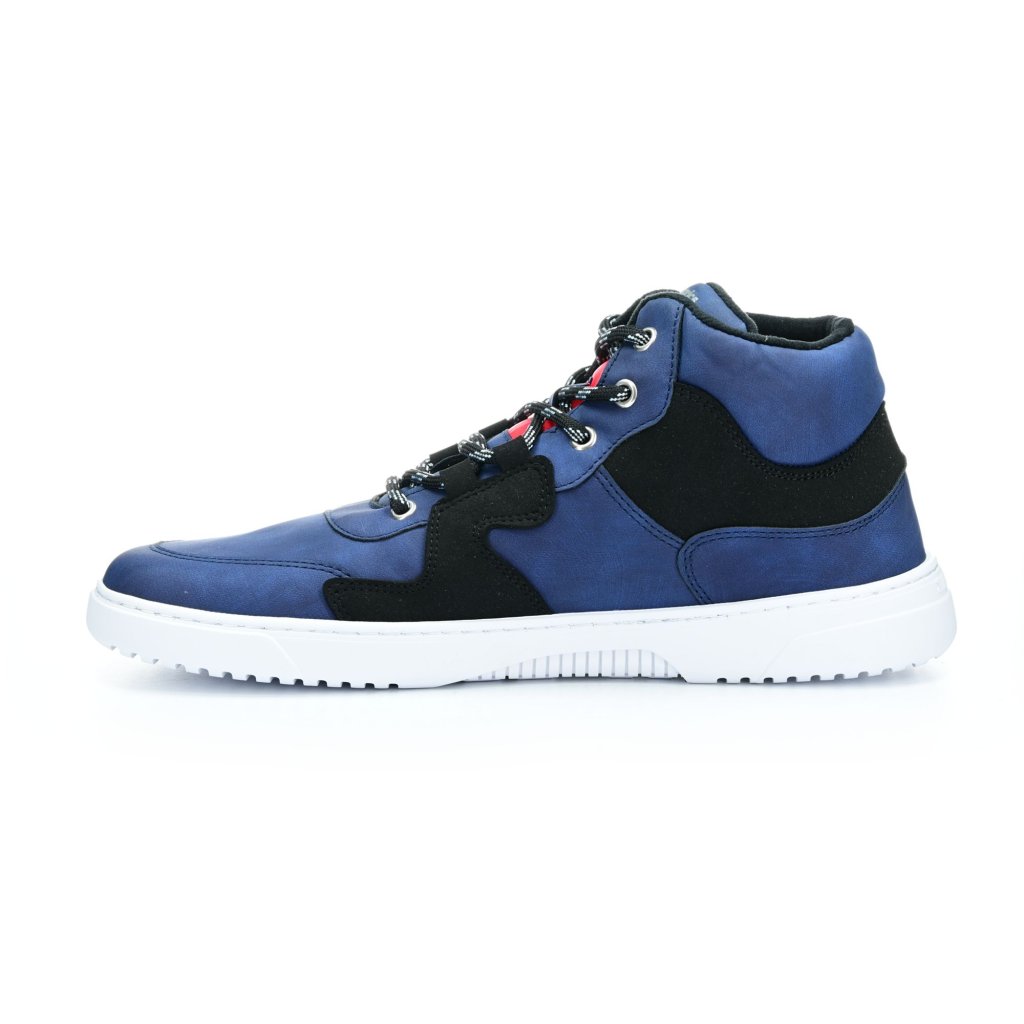 Be Lenka Barebarics Lynx Dark Blue & White Barfußstiefeletten