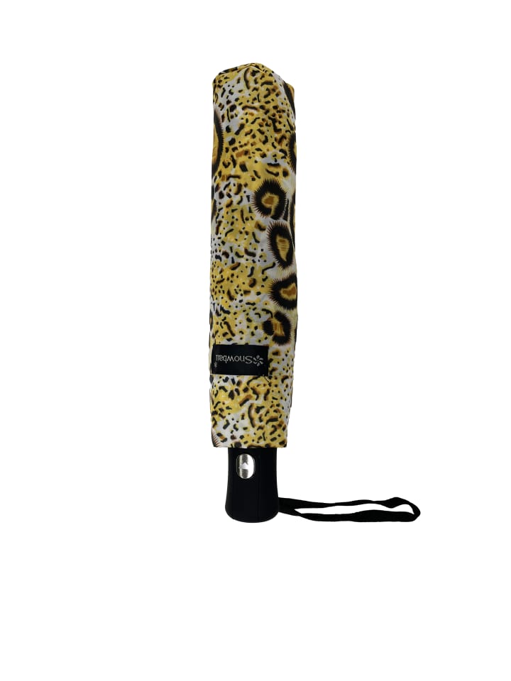 ANELY Regenschirm Leopard Muster Kleiner Automatik Taschenschirm in Gelb günstig kaufen onesize