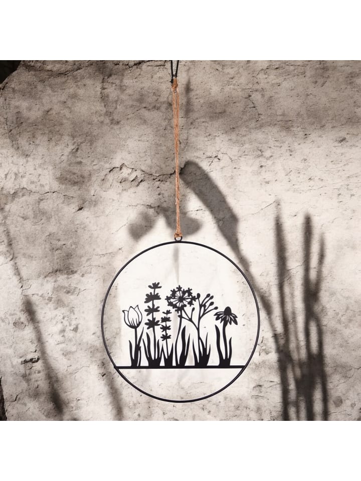 UNUS Aufhänger Blumenornament in Schwarz günstig kaufen onesize