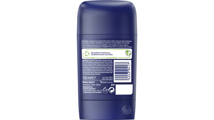 NIVEA MEN Deo Stick Derma Dry Control Anti-Transpirant 50 ml