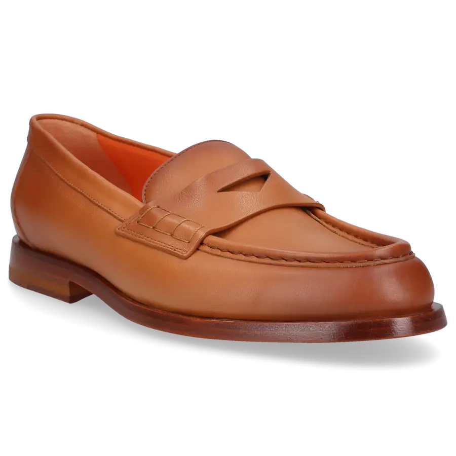 Santoni - Loafer 59462 Kalbsleder - braun