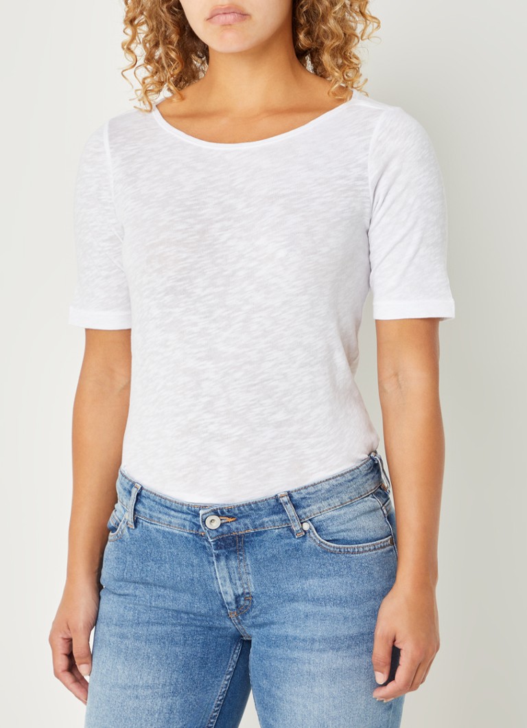 Marc O'Polo organic cotton T-shirt with boat neckline