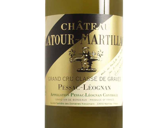 Château Latour Martillac Blanc 2012 Bordeaux Pessac-Léognan