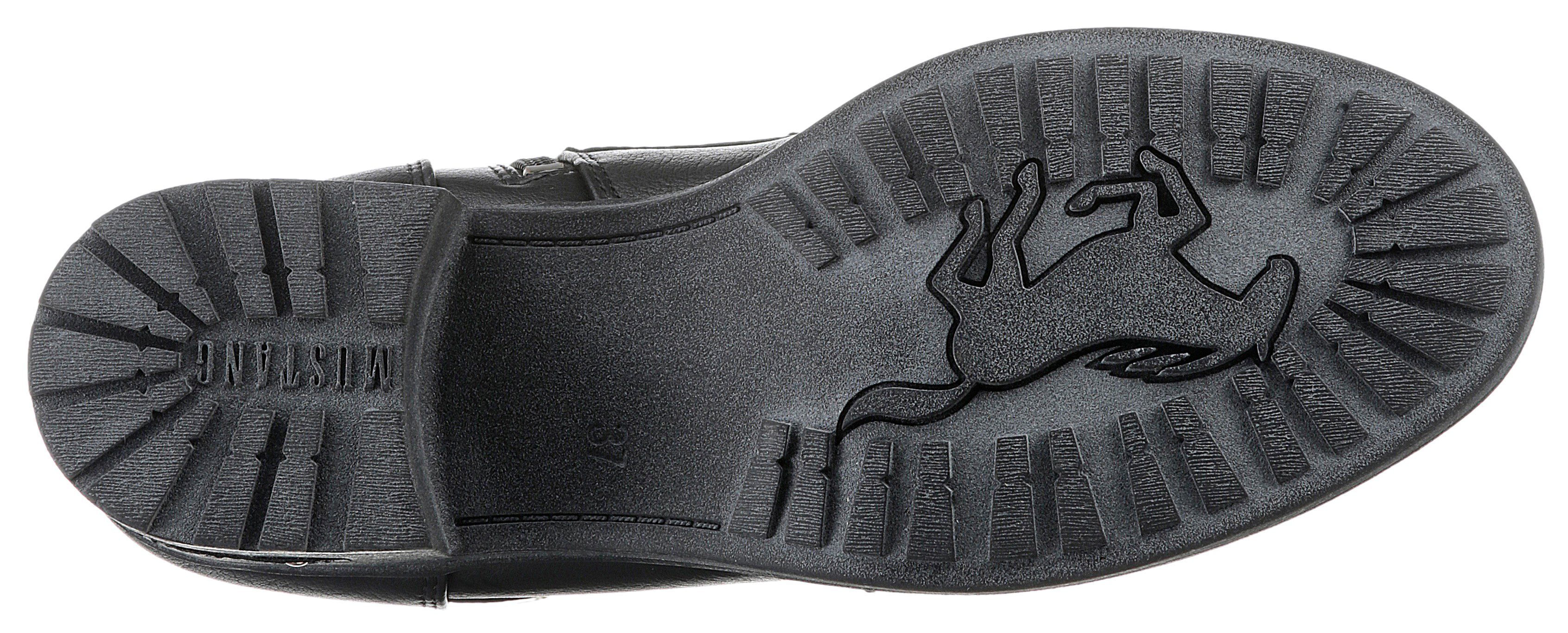 Mustang Shoes Schnürstiefelette mit schaftumspielender Schnürung