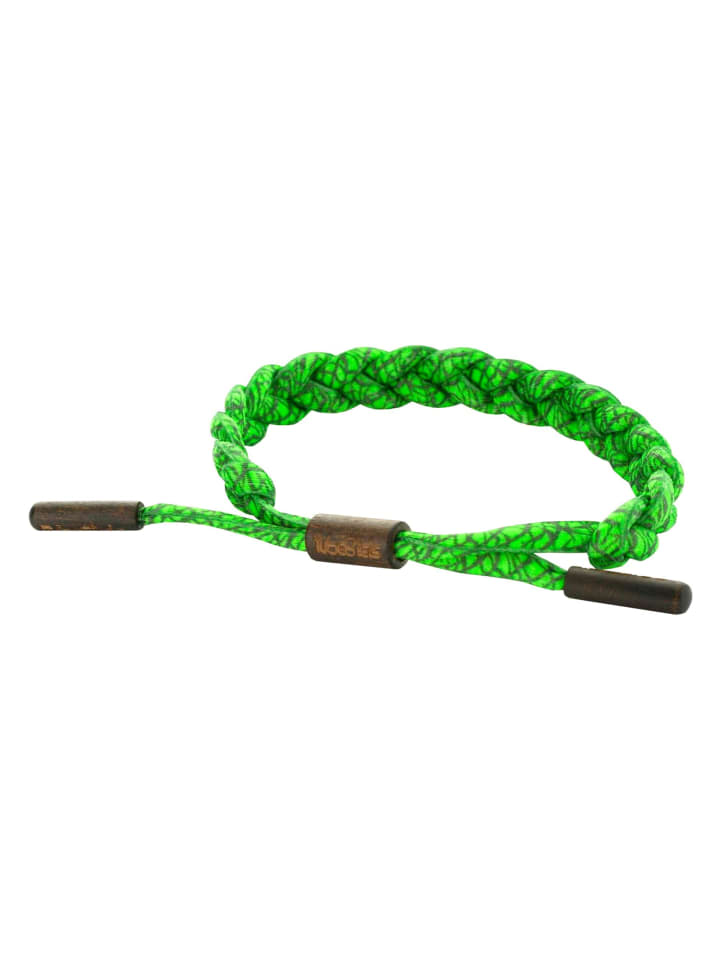 TubeLaces TubeLaces Schnürsenkel in Elephant grey/neongreen günstig kaufen onesize