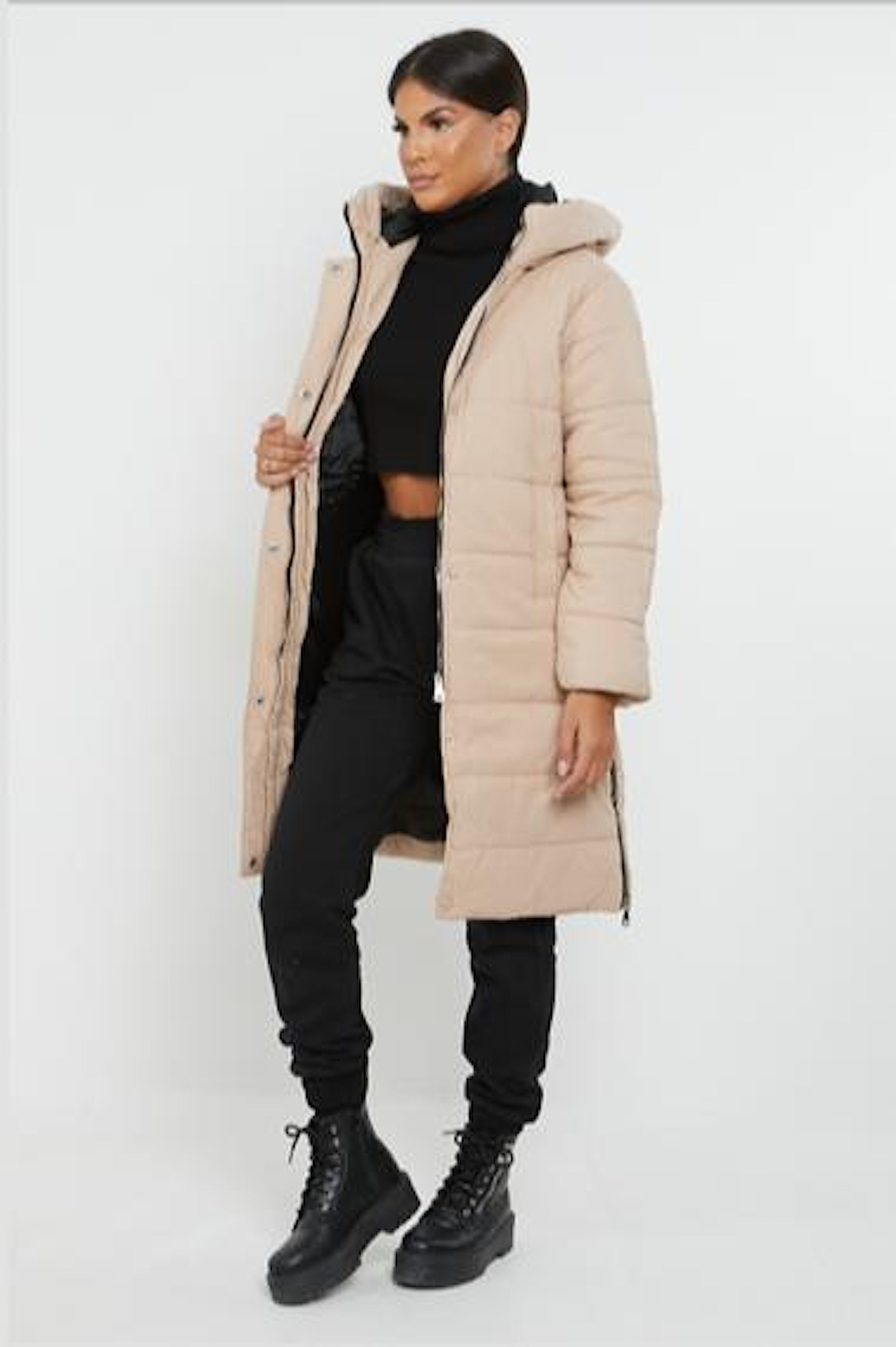Worldclassca Steppjacke Worldclassca Steppjacke Steppmantel Winterjacke Outdoor Coat Kapuze