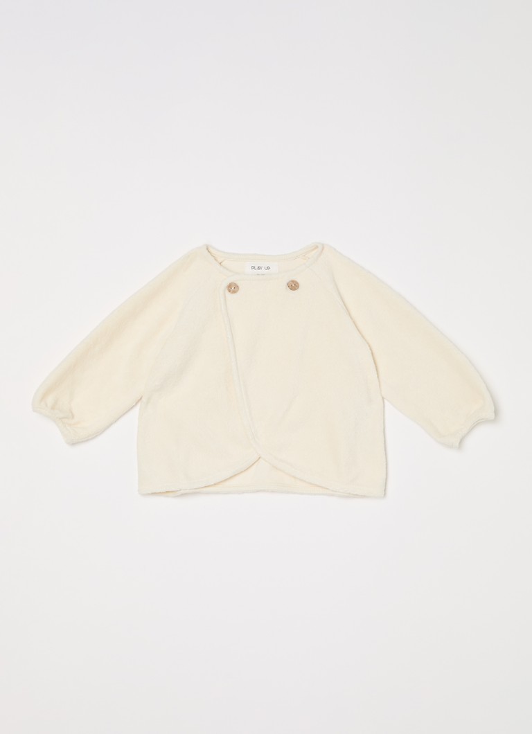 Terry cloth play-up vest
