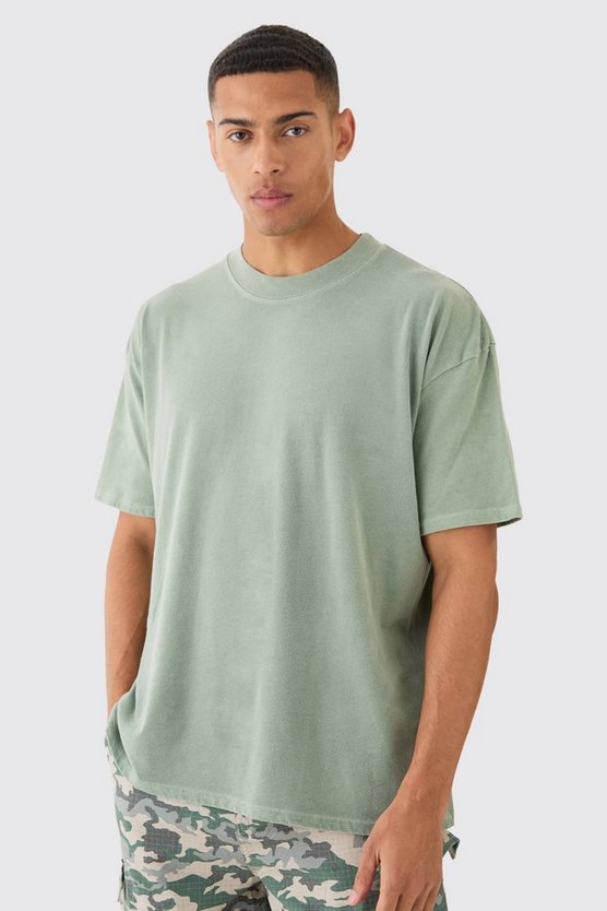Oversized Washed Limited Renaissance Back Print T-shirt