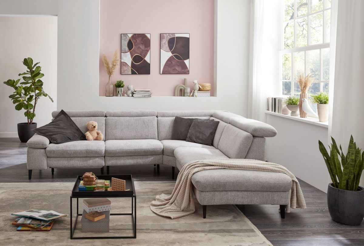 Polstergarnitur Relaxa Trend 1.0 Silber