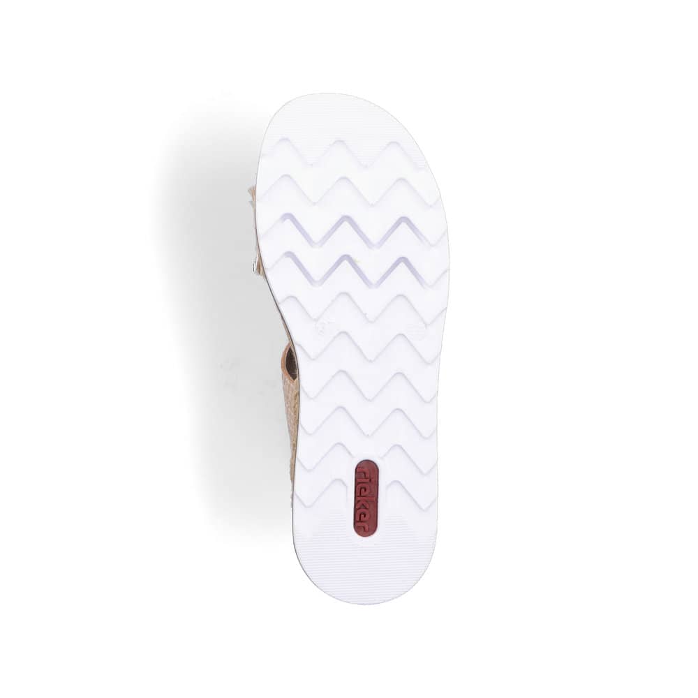 Rieker Damen Pantoletten cremebeige
