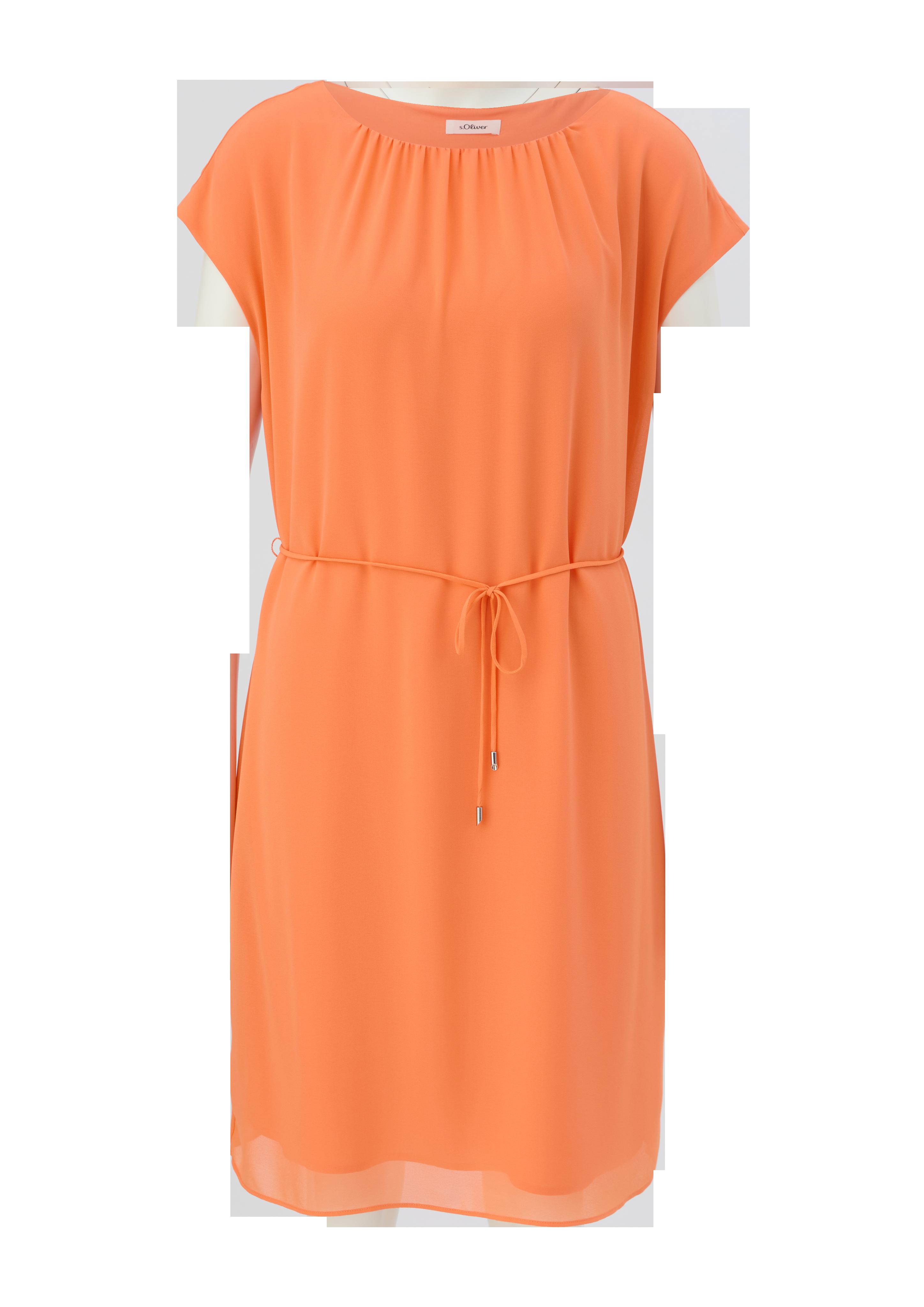 Chiffonkleid mit Raffung  2134525-2333
