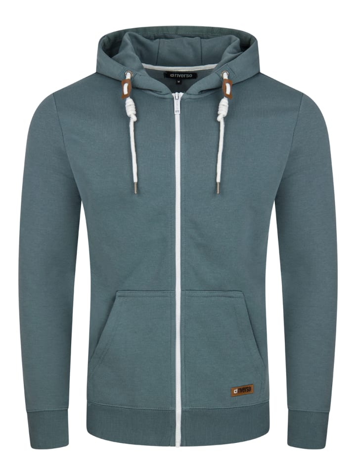 riverso  Sweatjacke RIVThilo in Petrol günstig kaufen
