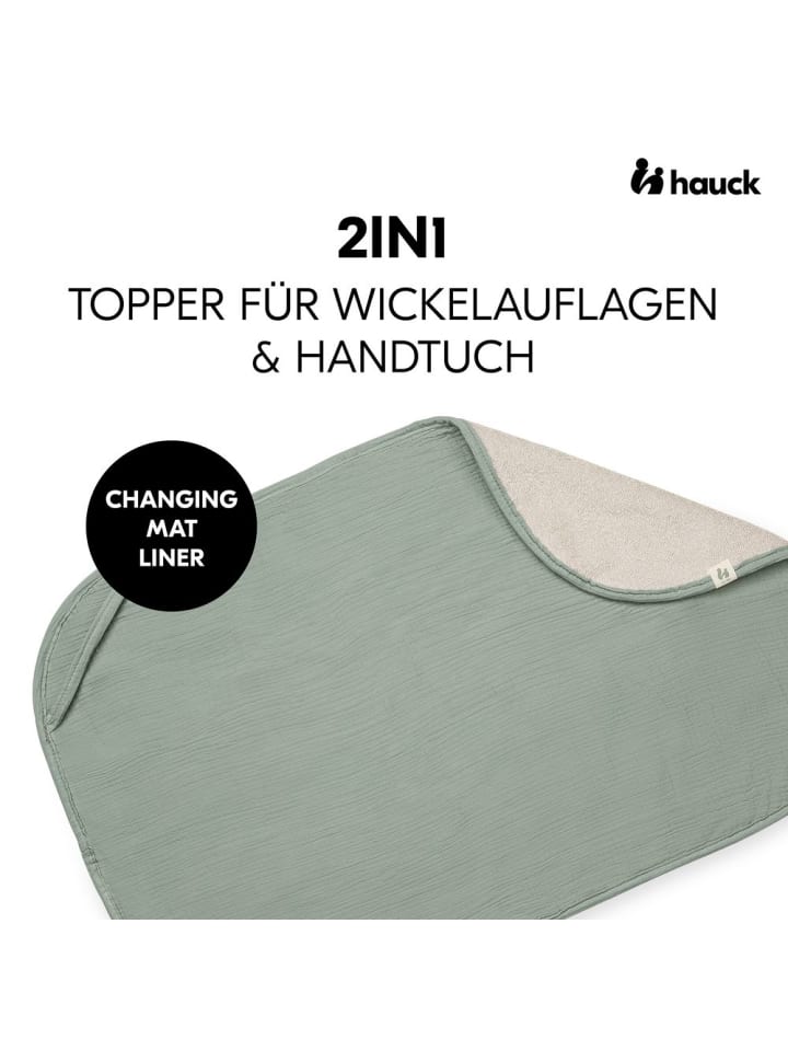 Hauck Auflage / Topper für Wickelauflagen wie Change N Clean in gruen,beige günstig kaufen onesize