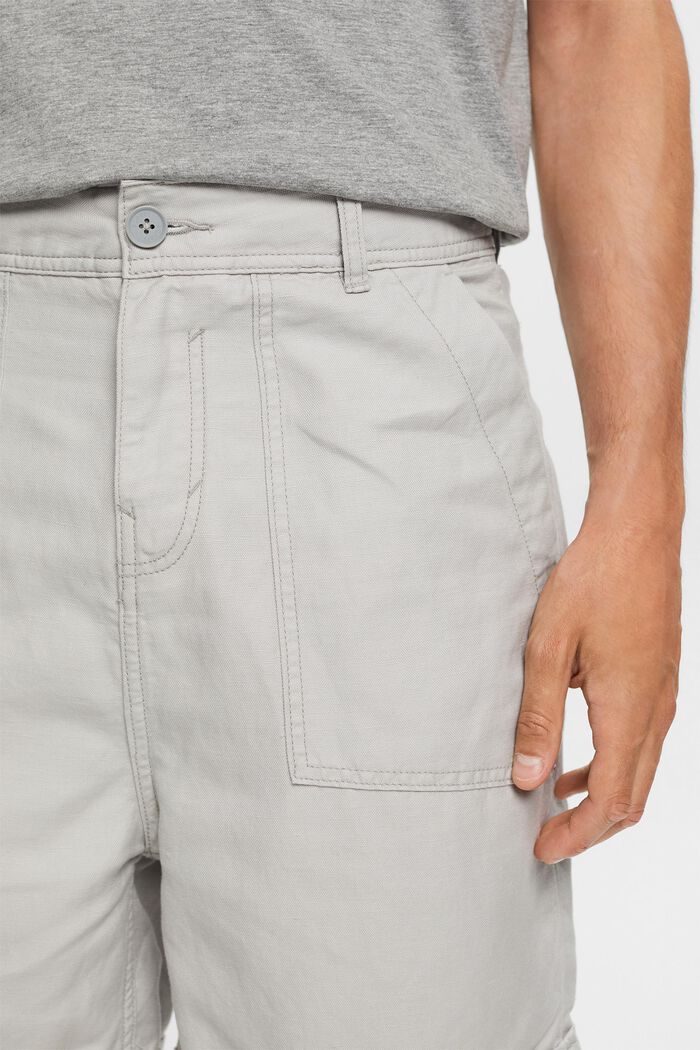 Bermudashorts, Baumwoll-Leinen-Mix