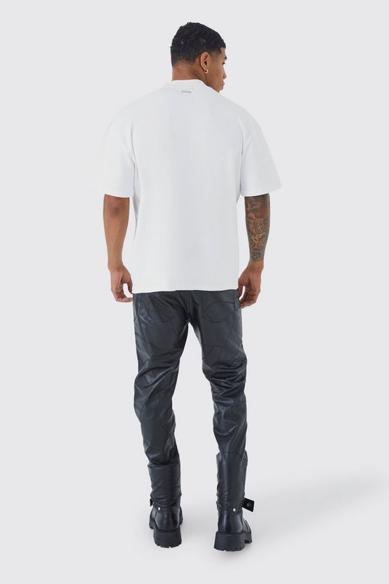 Oversized Heavyweight Interlock Rose Graphic T-shirt
