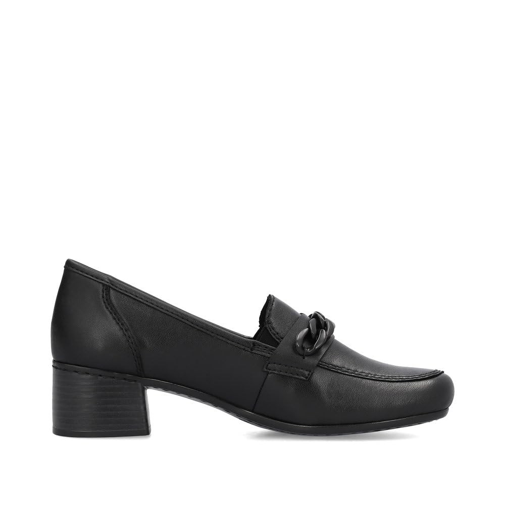 RIEKER Klassische Slipper schwarz
