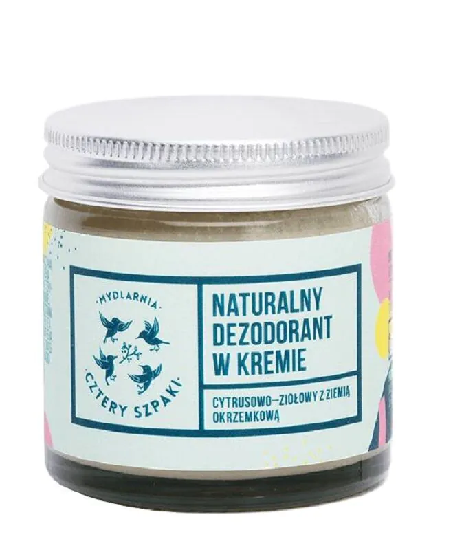 Mydlarnia Cztery Szpaki dezodorans krema, citrusno-biljni