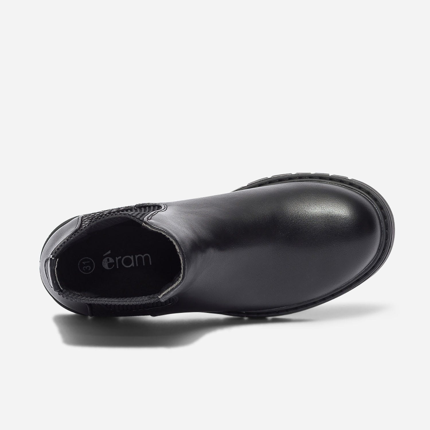 Chelsea boots noir à tige élastiquée