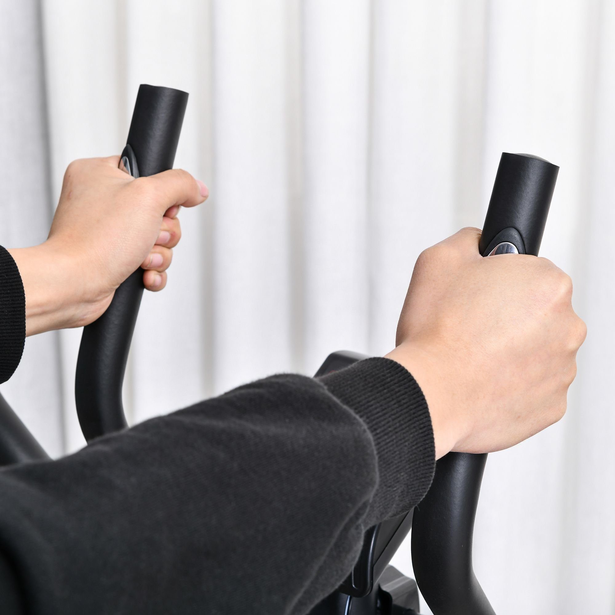 HOMCOM Crosstrainer Ellipsentrainer (Set, 1-tlg., 1 x Heimtrainer), mit LCD-Anzeige