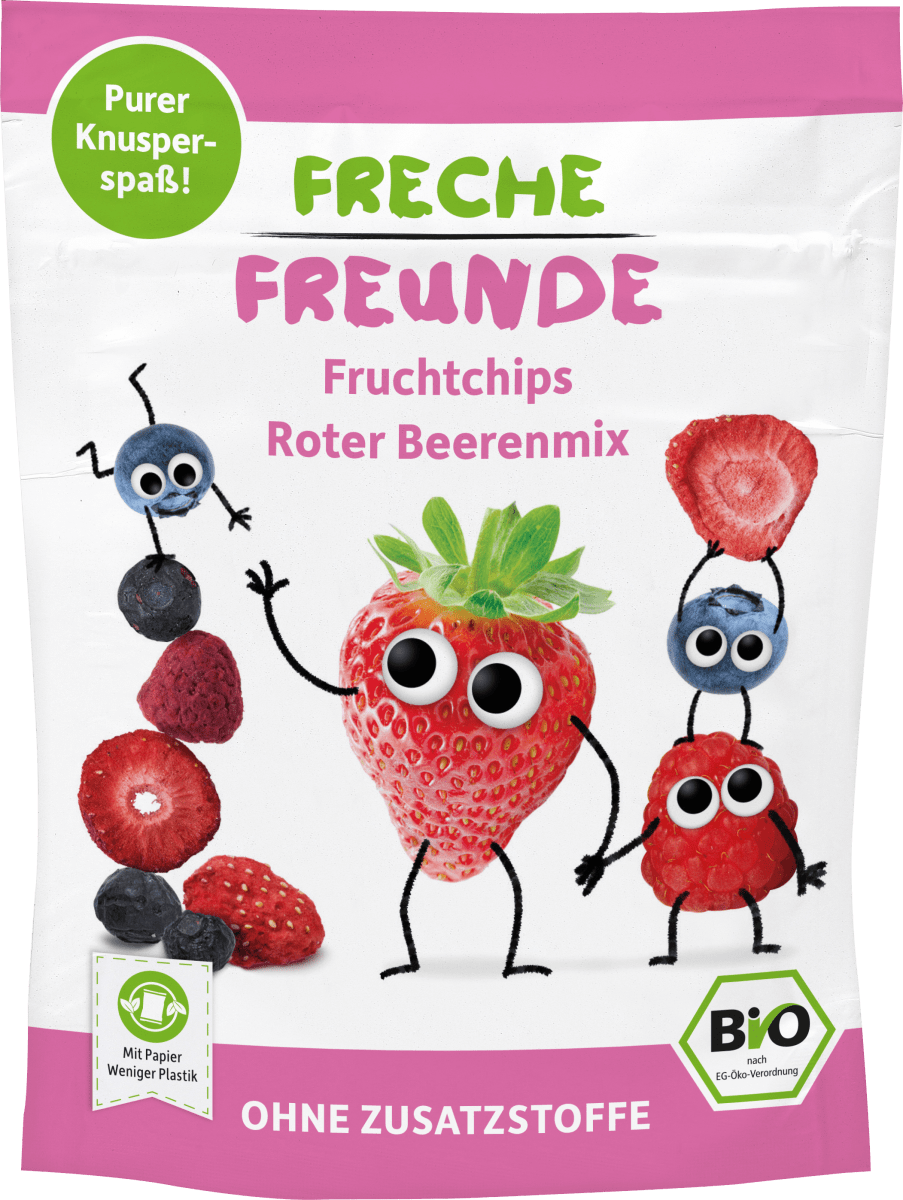 Kindersnack Fruchtchips Roter Beerenmix, ab 3 Jahren, 10 g