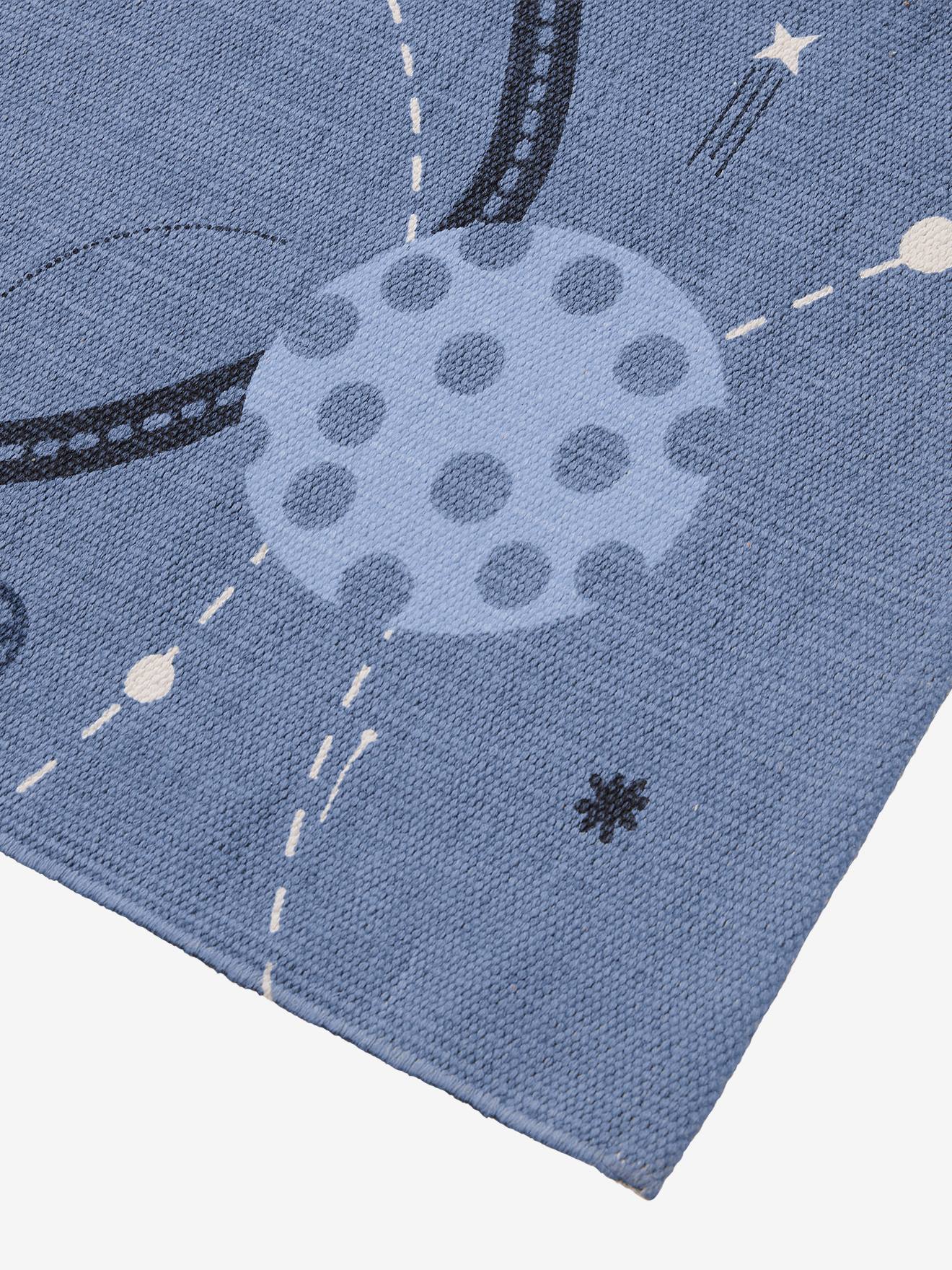 Tapis circuit Cosmos bleu
