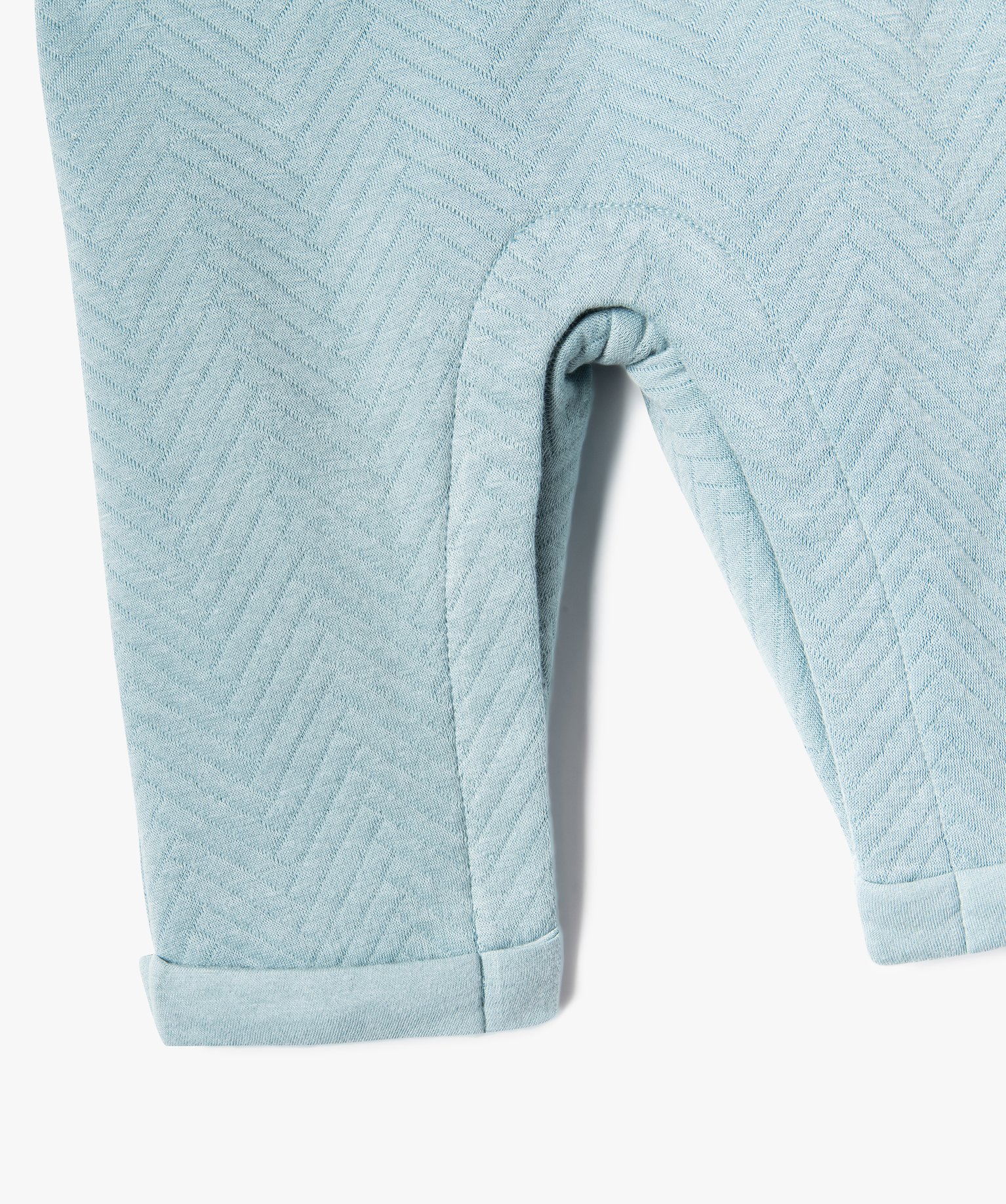 Salopette en molleton imprimé bébé bleu | GEMO