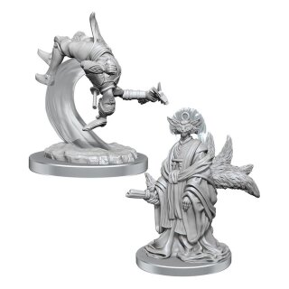 Magic the Gathering Miniatur unbemalt Kotose & Light-Paws (2)