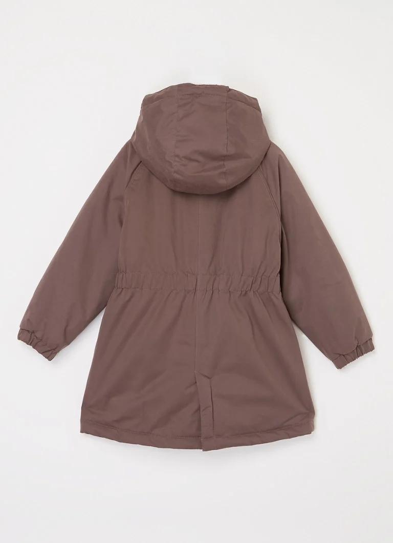 Lil 'Atelier  NMFGerda gewatteerde parka met afneembare capuchon