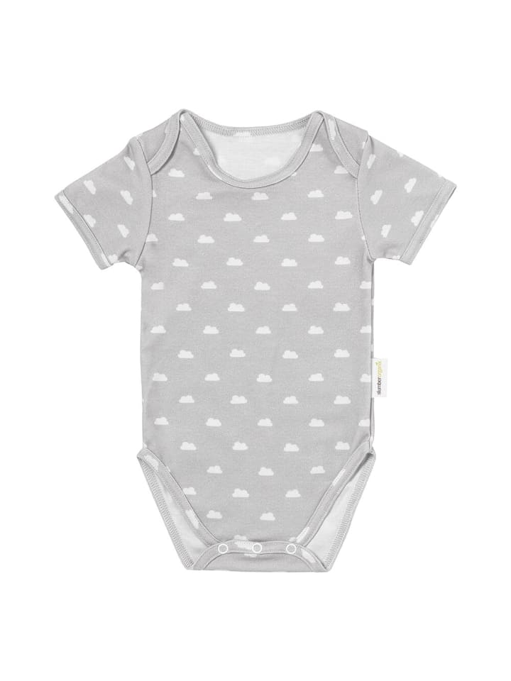 SlumberOrganix Bio Baby-Body kurzarm in Weiß günstig kaufen