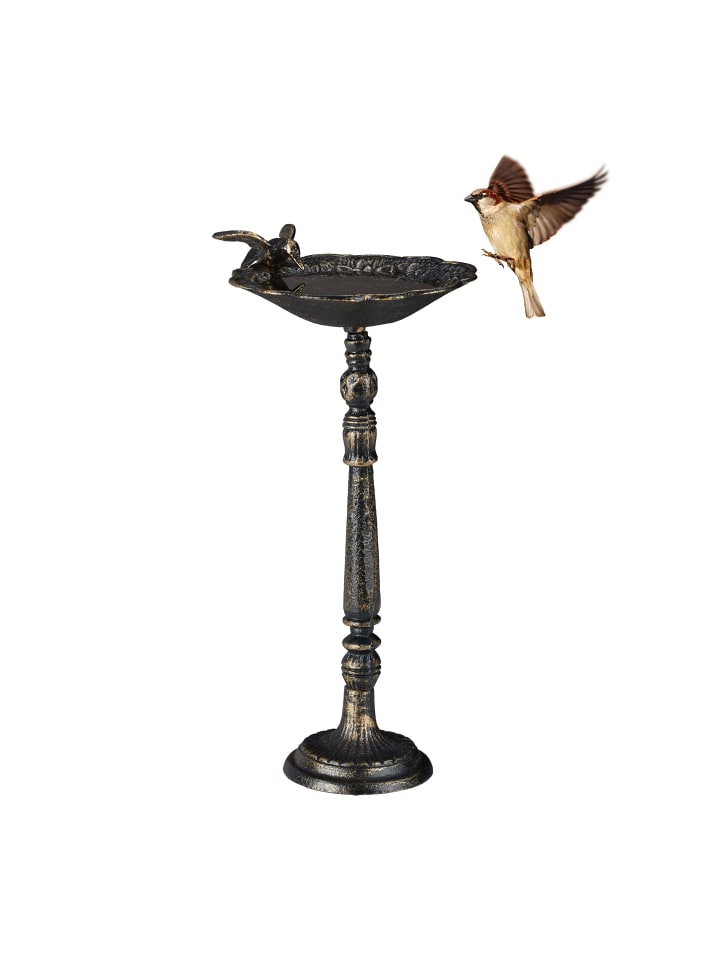 relaxdays Vogeltränke in Bronze günstig kaufen onesize