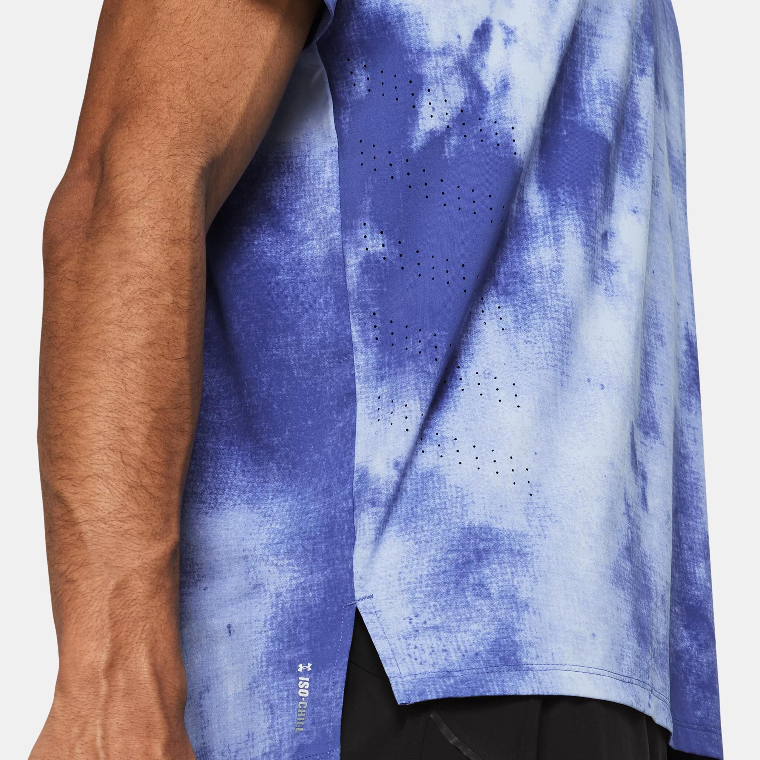Laser Wash Laufshirt Herren - Lila