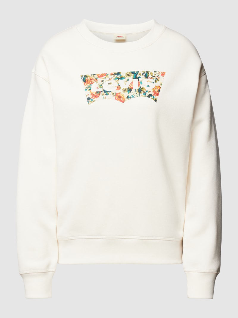 Sweatshirt mit Motiv-Print Modell 'GRAPHIC STANDARD CREW' in offwhite