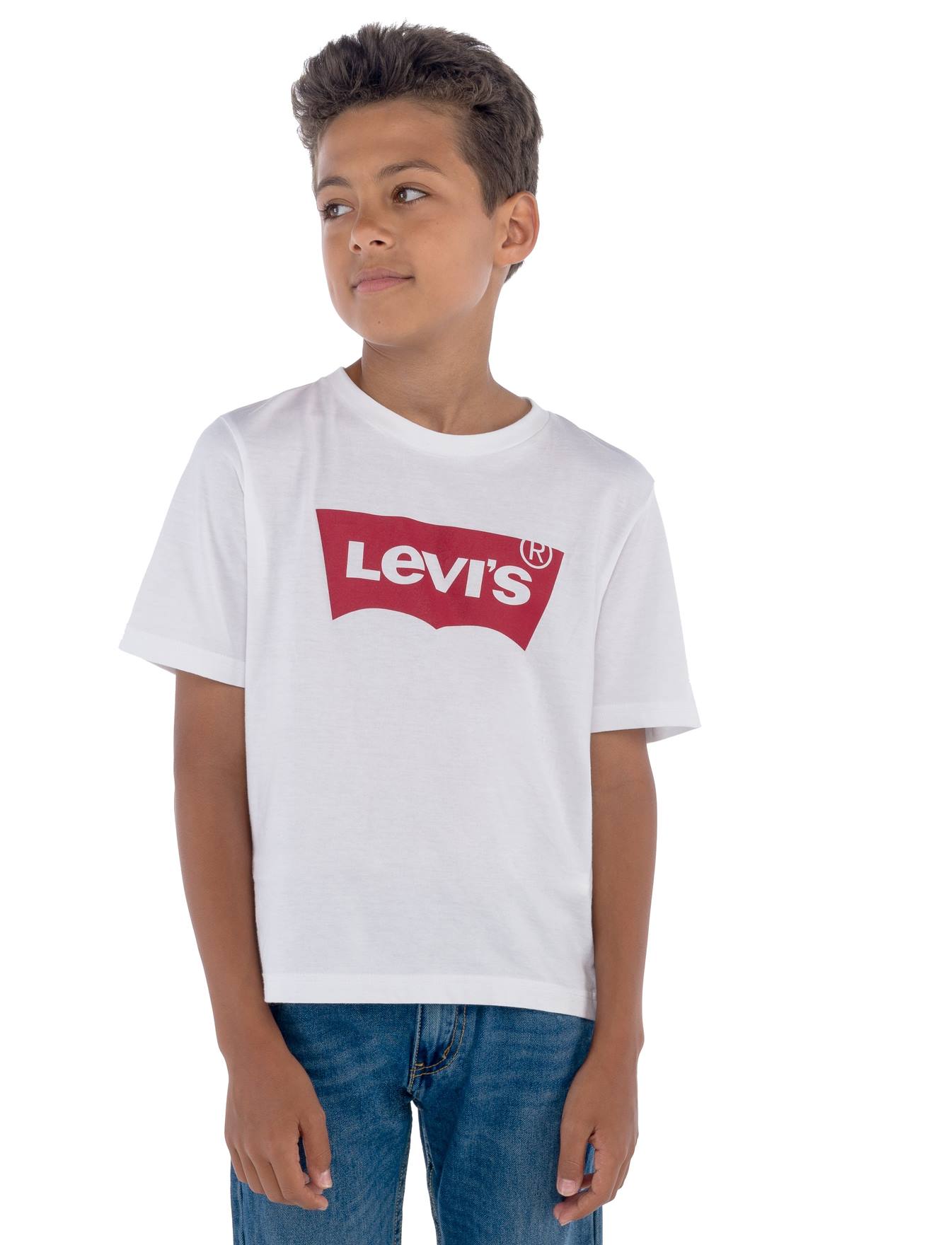T-shirt Batwing garçon Levi's® blanc
