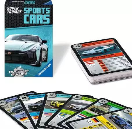 Sports-Cars - Kartenspiel ab 7 Jahren