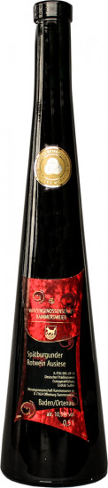 2018 Spätburgunder Rotwein Auslese süß 0,5 L - Winzergenossenschaft Rammersweier